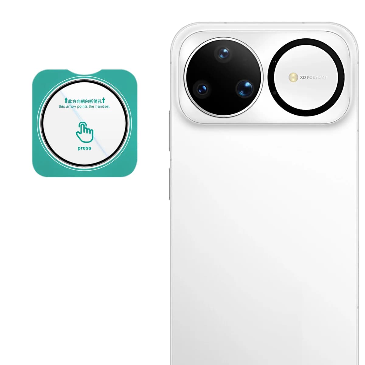 Pellicola Protettiva per Fotocamera IMAK per Huawei Nova15 Pro Nova 15 Ultra, Autoposizionante