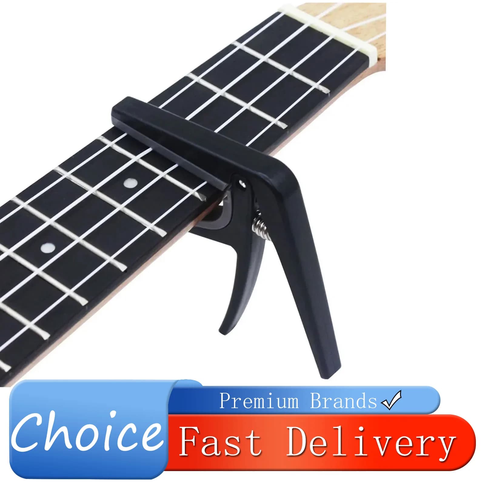 IRIN Capo per Ukulele Professionale, Accordatore per Chitarra Acustica a 4 Corde, Morsetto per Accordatura, Accessori per Ukulele
