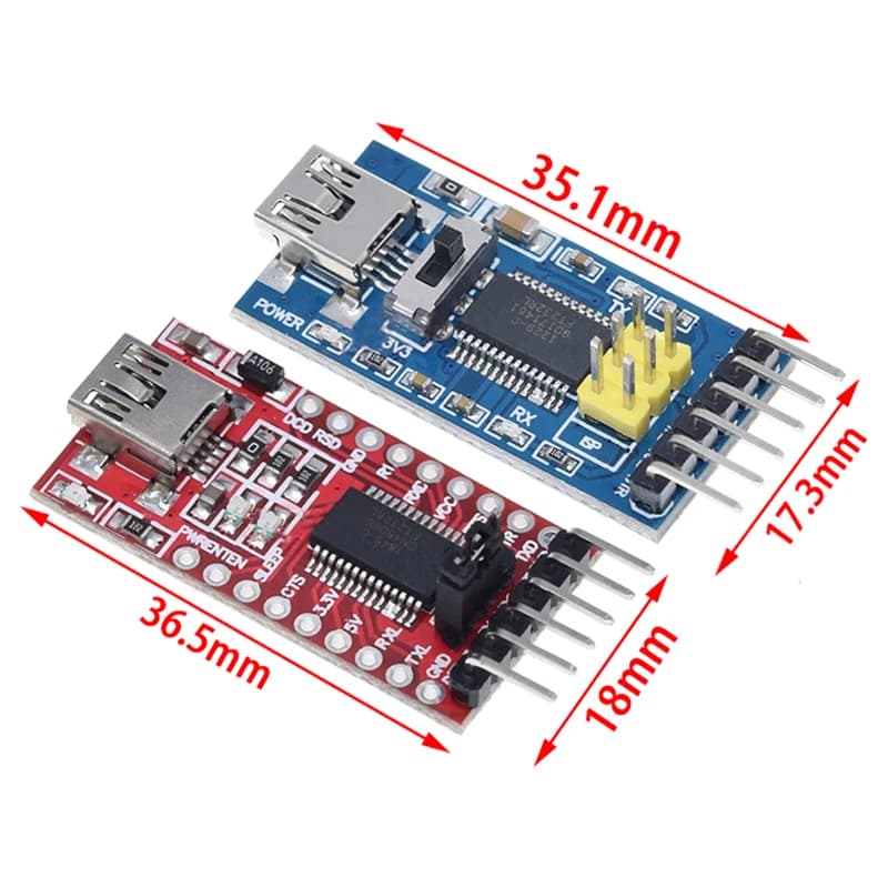 Si Tai&SH FT232RL FTDI USB 3.3V 5.5V to TTL high quality serial adapter module for Arduino FT232 Pro Mini 232