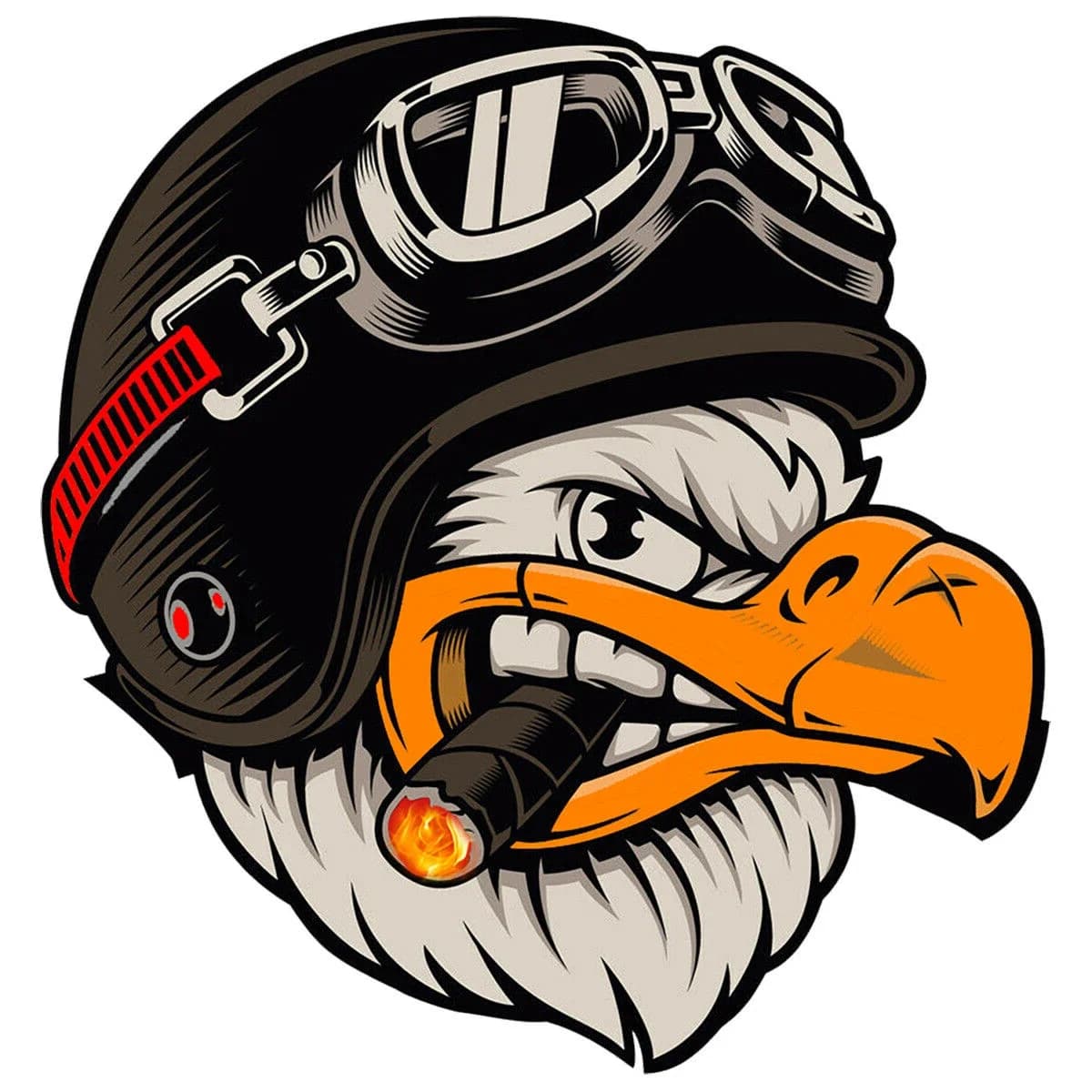 Adesivo personalizzato adesivi moto AMERICAN EAGLE casco parti esterne decalcomanie in vinile impermeabile accessori per auto prodotti