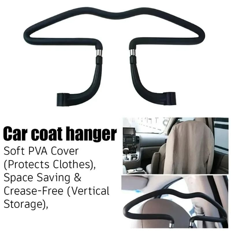 Hot Sale Universal Car Hanger Coat Clothes Back Seat Headrest Hangers Cloth Jacket Suits Holder Rack Car Supplies