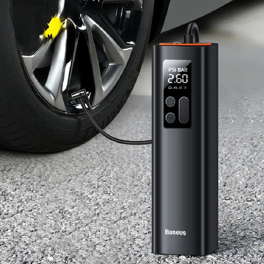 Mini compressore d'aria per auto 12V 150PSI, gonfiatore portatile per pneumatici auto, pompa digitale intelligente per auto, bicicletta, barca.