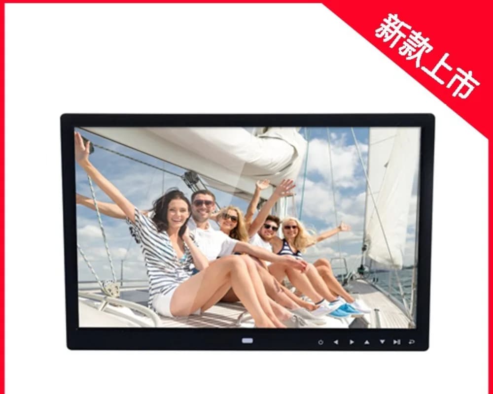 17 inch digital photo frame advertising machine high definition electronic album Mobile front touch button