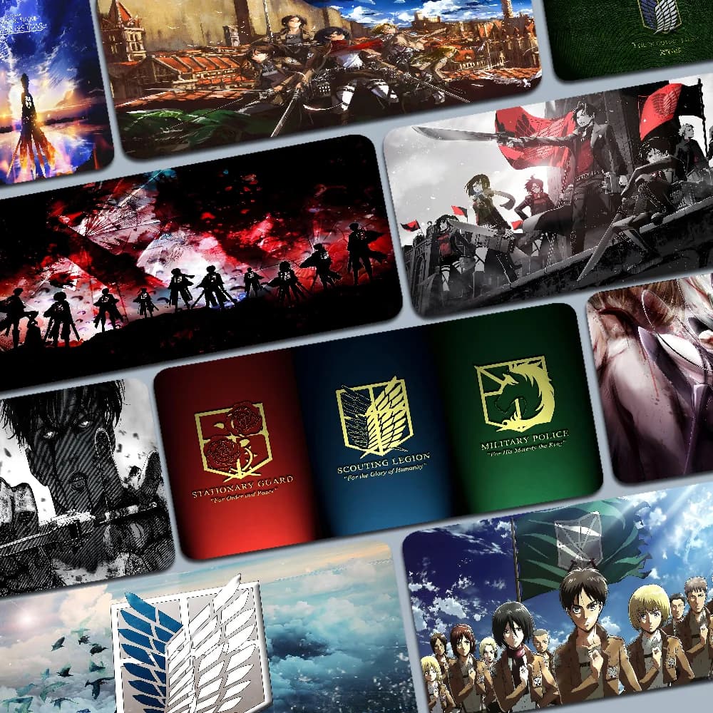 Anime Attack-On-Titan L-Levi Mousepad Boy Pad gioco in gomma naturale tappetino da scrivania dimensioni per gaming World of tanks CS GO Zelda