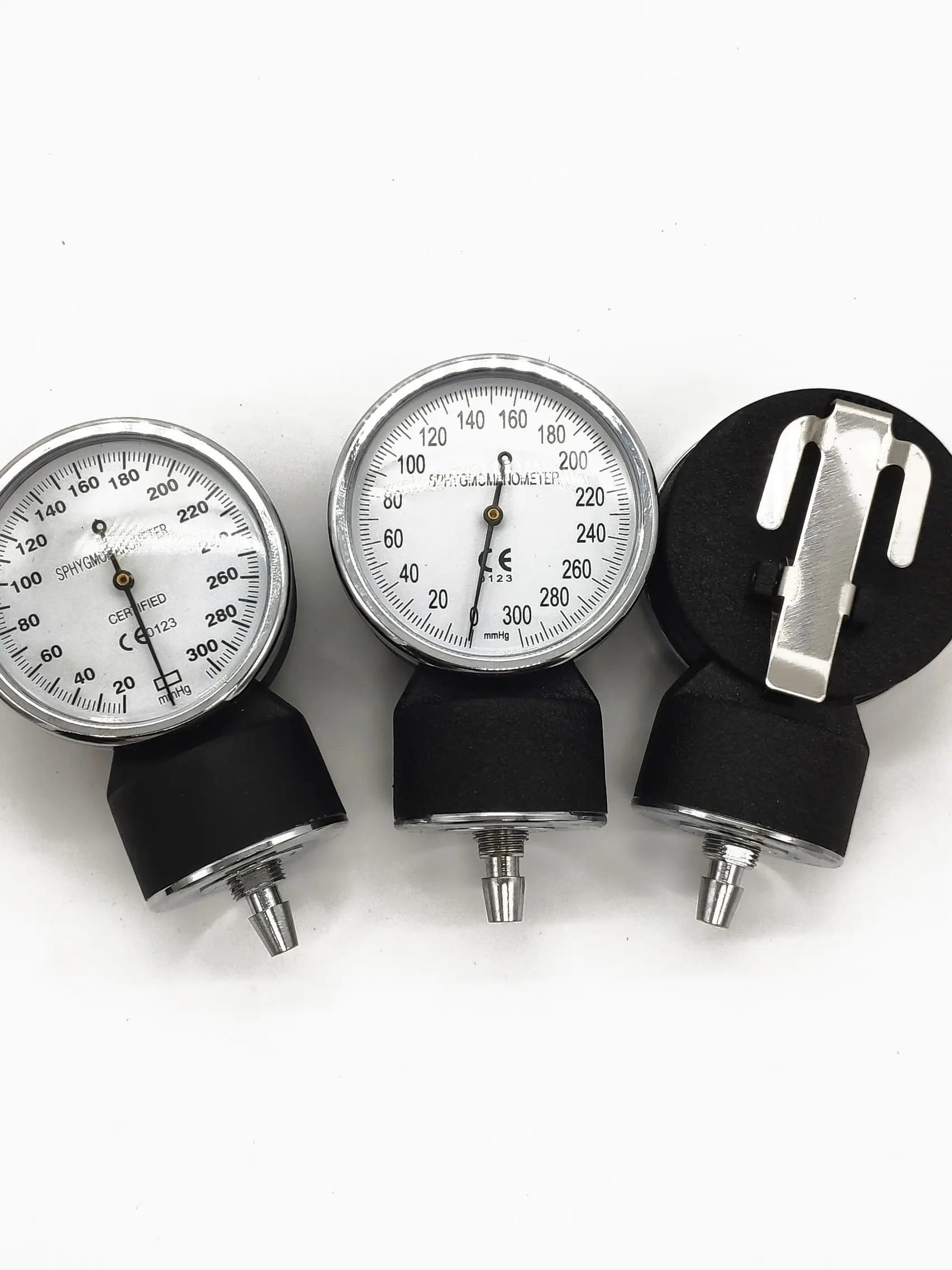 Accessory for bulb for manual blood pressure gauge for medical cuff BP, aneroid skewer, patient monitor