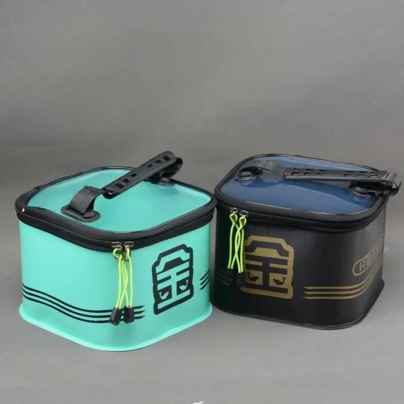 EVA Fishing Tool Box Waterproof Portable Fishing Accessory Organizer Live Bait Storage Case for Outdoor Angling Camping