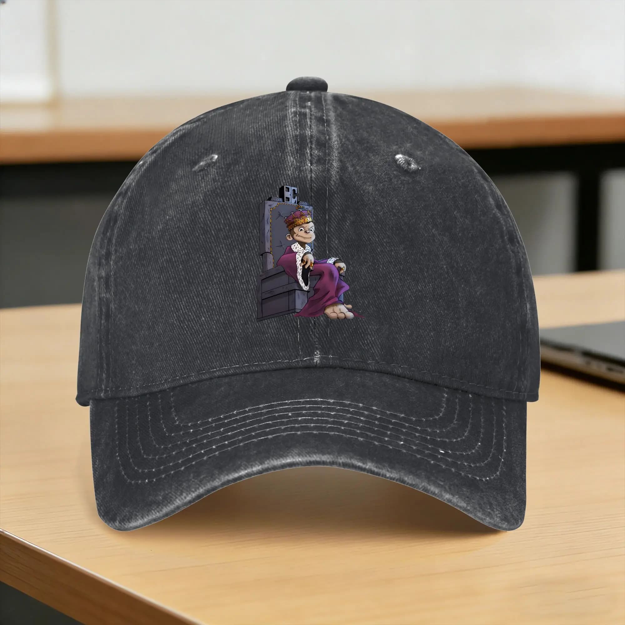 Cappello da Baseball Casual con Scimmia Cartoon C-Curiouss Georges, Cappello Trucker Estivo Traspirante, Cappelli Hip Hop da Esterno per Uomo Adulto Cappelli Divertenti
