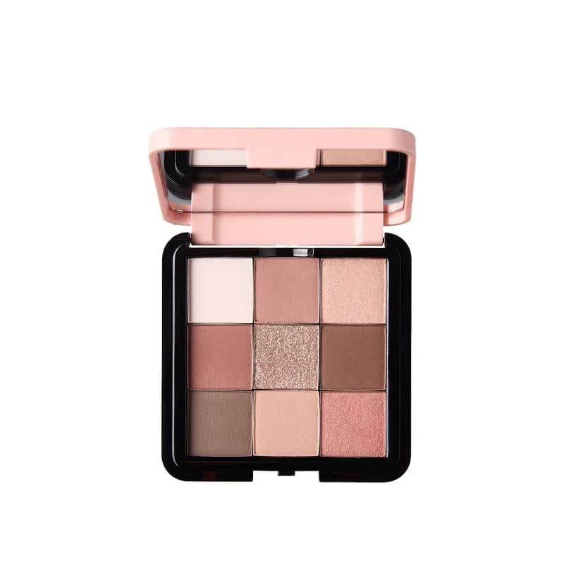 Mooekiss Ombretto a 5 colori Polvere delicata Terra Opaca Display Riparazione viso Evidenzia Trucco con piastra integrata multifunzione