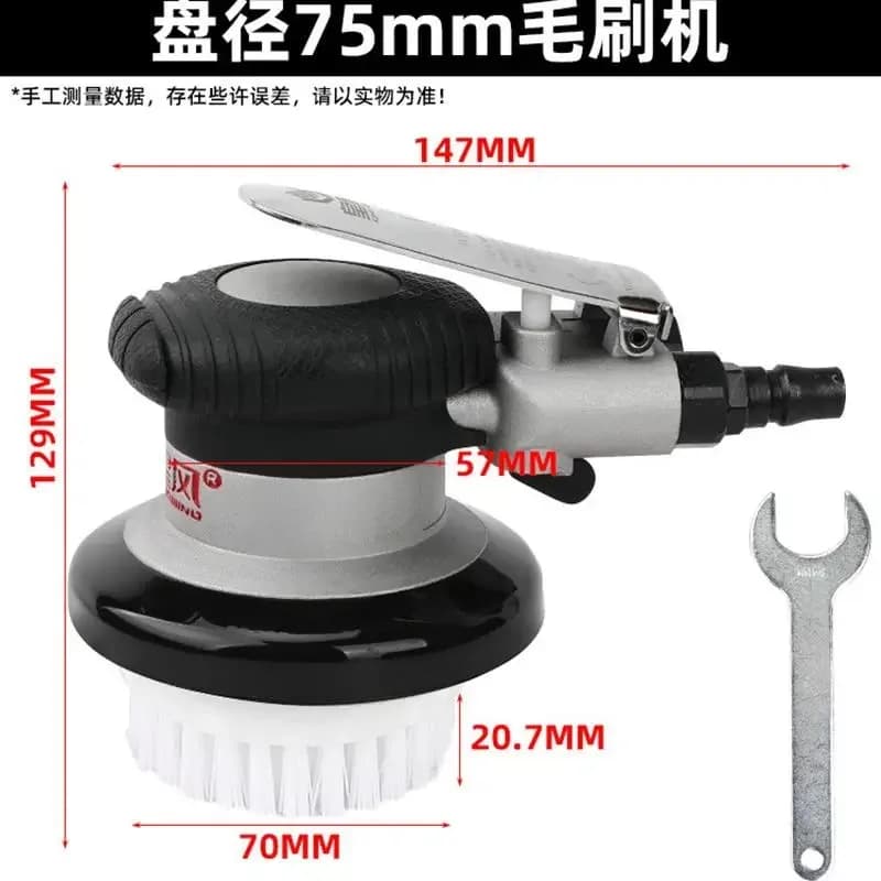 Nuovo Taiwan 682A Spazzola pneumatica Macchina per la pulizia Filo di nylon Spazzola metallica Lavatrice per scarpe Articoli in pelle Spedizione con sacchi di sabbia