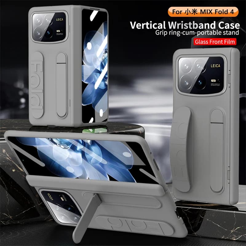 Per Xiaomi Mix Fold4 Fold3 con cerniera custodia per telefono cinturino da polso supporto pellicola di protezione schermo copertura protettiva antiurto