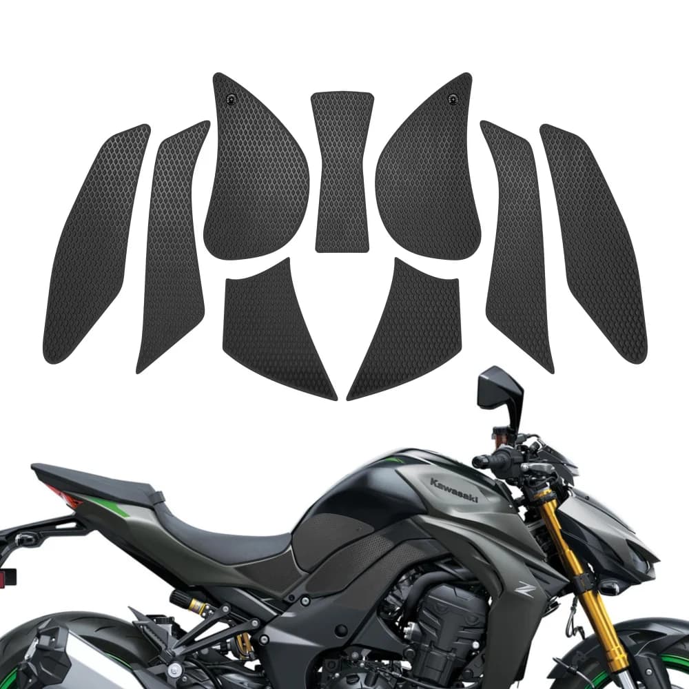 Per Kawasaki Z1100 2026 Tappetino di trazione per serbatoio moto Adesivo antiscivolo Protezione per impugnatura per ginocchio a gas