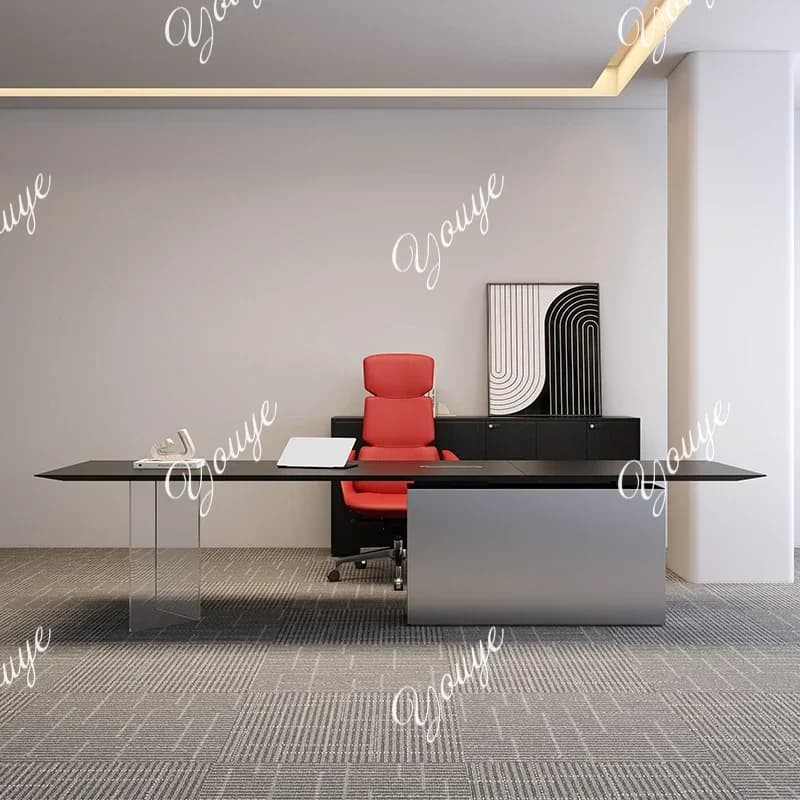 LJ Scrivanie da ufficio lunghe regolabili Elevate Tavolo da computer per studio esecutivo elettrico Organizzatore in piedi Mesa De Escritorio Home Offi