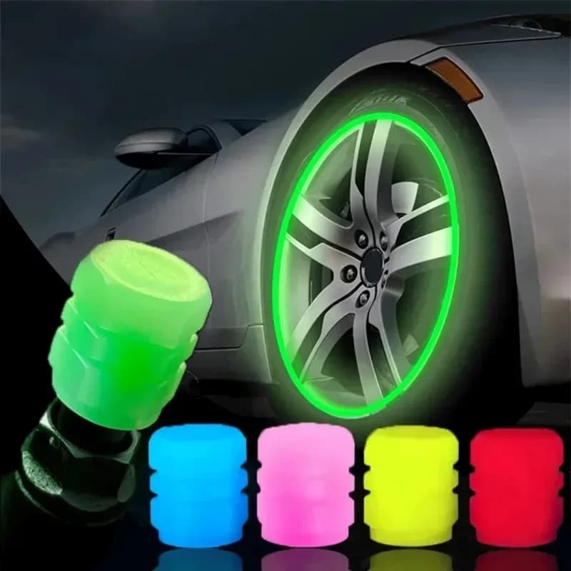 New Car LED Flashing Colorful Gas Nozzle Tyre Valve Cap Lamp for Auto Motorcycle Bicycle Tire Wheel Light Motion Sensor