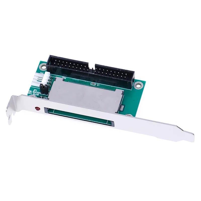 40-Pin CF Compact Flash Card To 3.5 IDE Converter Adapter PCI Bracket Back Panel