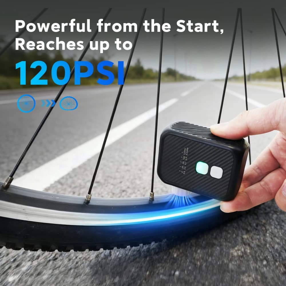 Pompa per bicicletta NEWO LB03 leggera e potente, 120 PSI max per tutti i tipi di bicicletta | Fabbrica