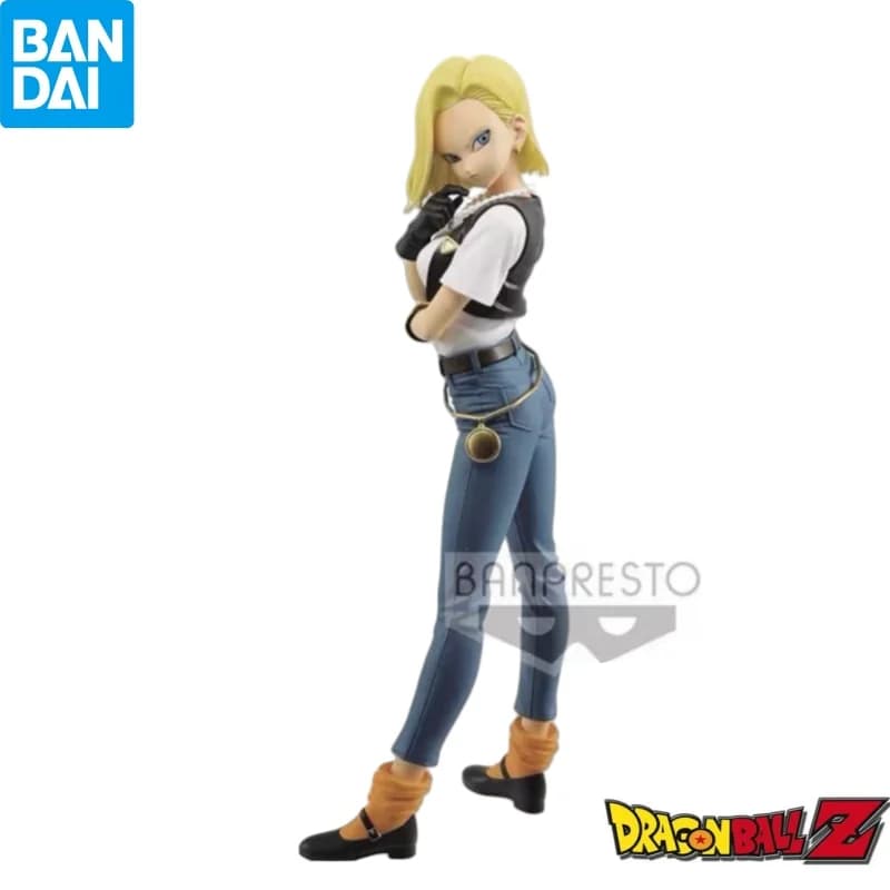 Disponibile Bandai originale Banpresto Dragon Ball Android 18 Action Figure modello bambola nuovissima garage in scatola