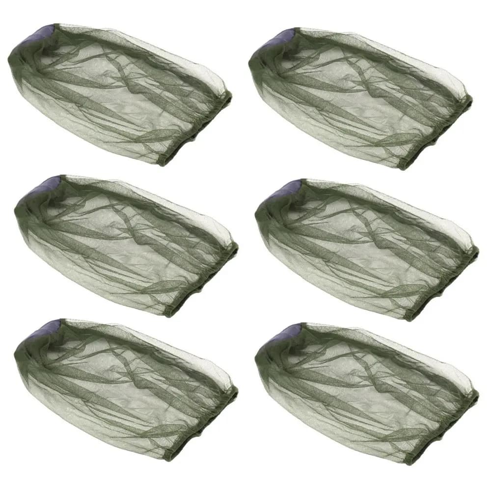 Set di 6 Cappelli con Rete Anti-Insetti, Protezione Traspirante per il Viso, Ideale per Pesca, Giardinaggio, Apicoltura, Diserbo, Viaggi e Protezione Solare