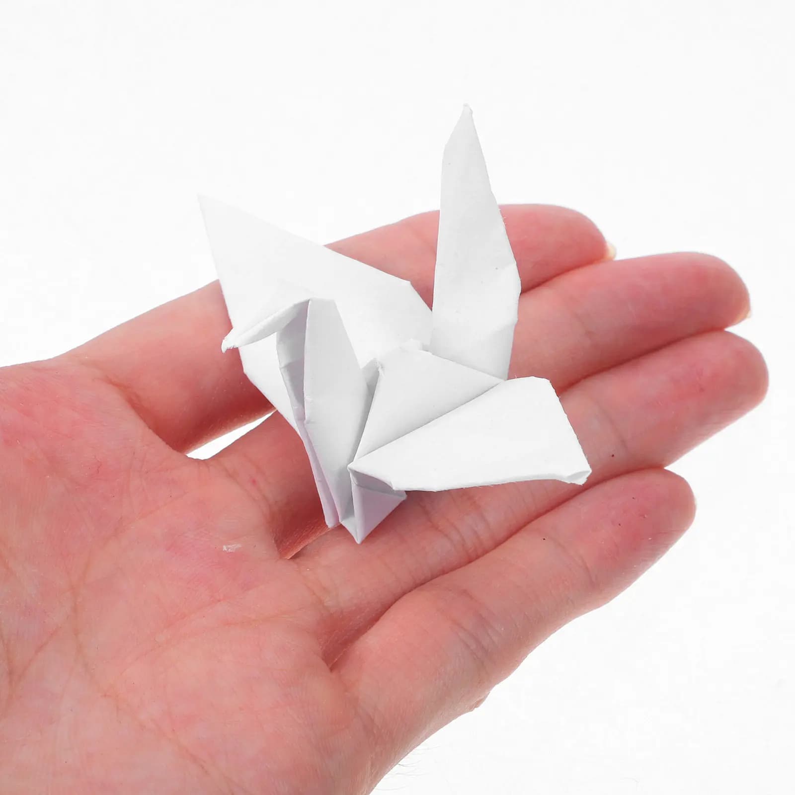 50Pcs Origami Paper Cranes Premade Folding Crane Decoration for Wedding Party Backdrop Photography Props and Craft Supplies