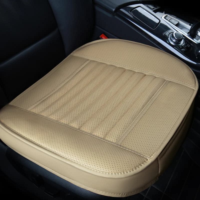 5-Seater Car Seat Cushion Full Set Universal Faux Leather Breathable Seat Pad Non Slip Automobile Chair Protection Mat All Weath