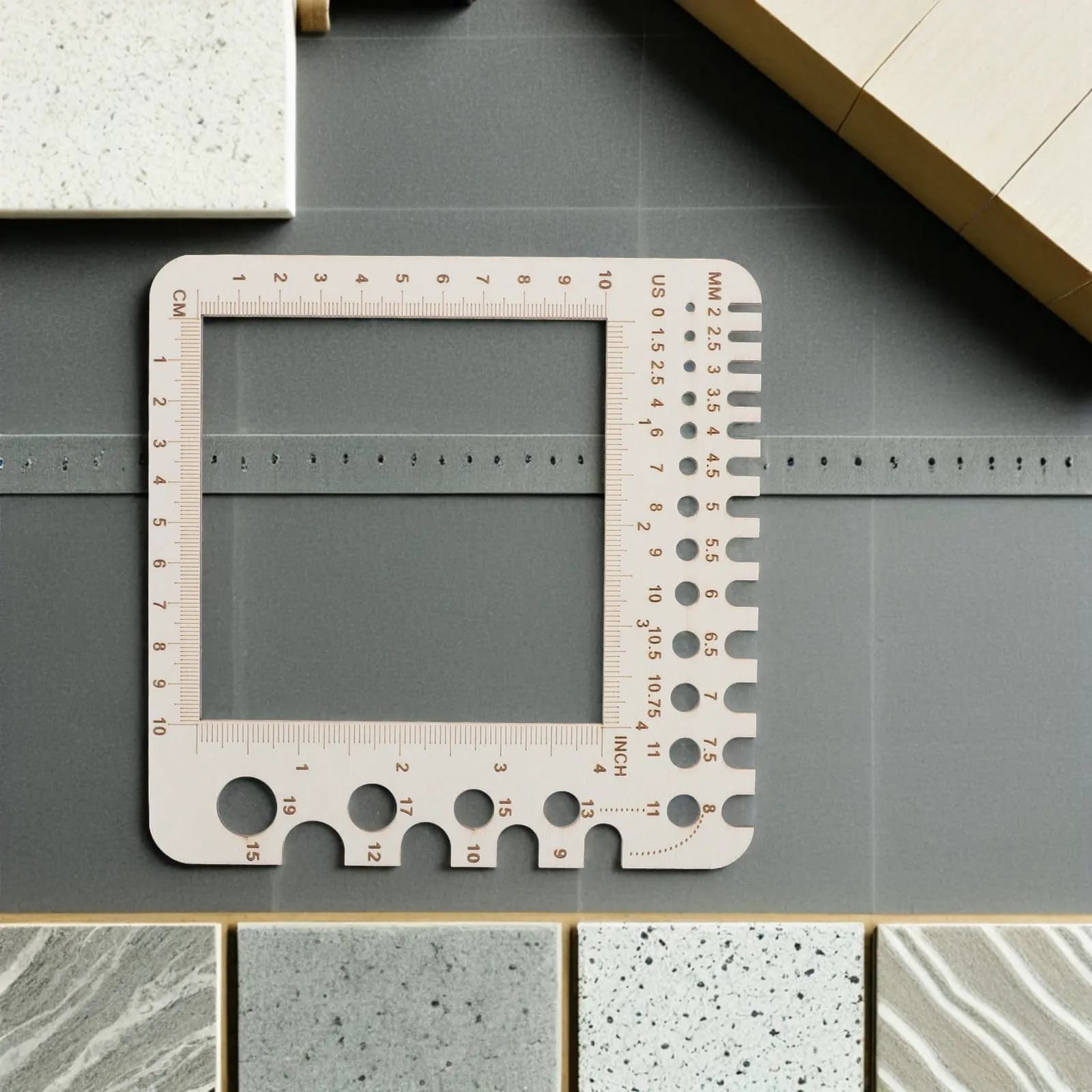 2 Pezzi Metro a Nastro in Legno Intrecciato Morbido, Portatile, per Misurare Ferri da Maglia e Uncinetto, Righello da Sarto per Uso Domestico, Strumenti Fai-da-te per Lavori Artigianali