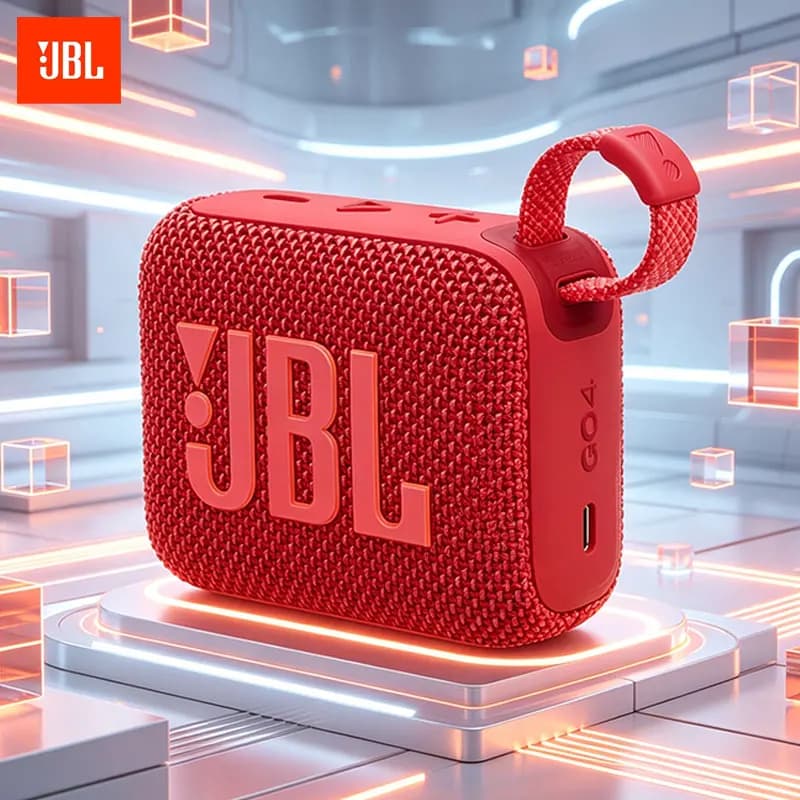 Sistema audio ad alta potenza JBL Go 4 per campeggio all'aperto / Altoparlante con sensore di atmosfera per cene all'aperto