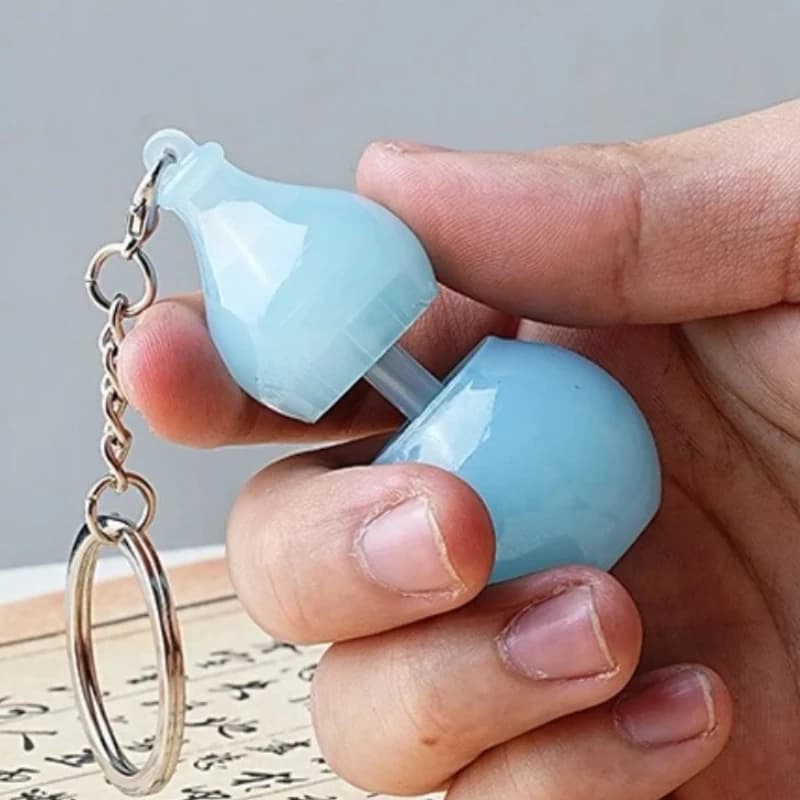 Fidget Spinner Calabash Carta di spinta magnetica Punta delle dita Rullo rotante Moneta tattile Spingendo Piastra Cursore EDC Giocattolo antistress