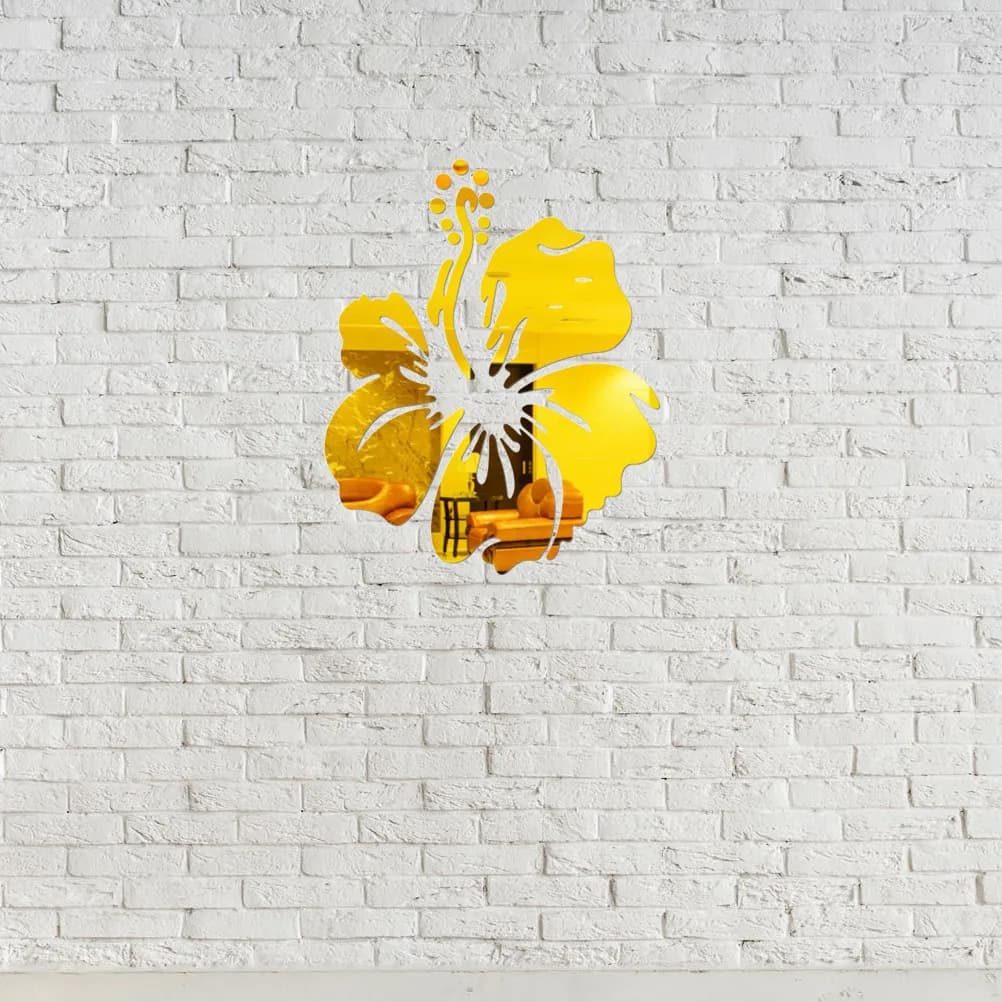 Specchio Acrilico per Bagno, Sfondo TV, Adesivi Rimovibili, Decorazioni Artistiche, Decalcomanie Murali, Carta da Parati Moderna