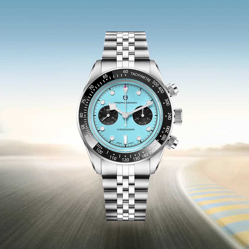 2026 New PAGANI DESIGN Panda Men's Watches Fashion Top Luxury Quartz Watch For Men Speed Chronograph AR Sapphire Mirror Waterproof Luminous Stainless Steel Man Gift