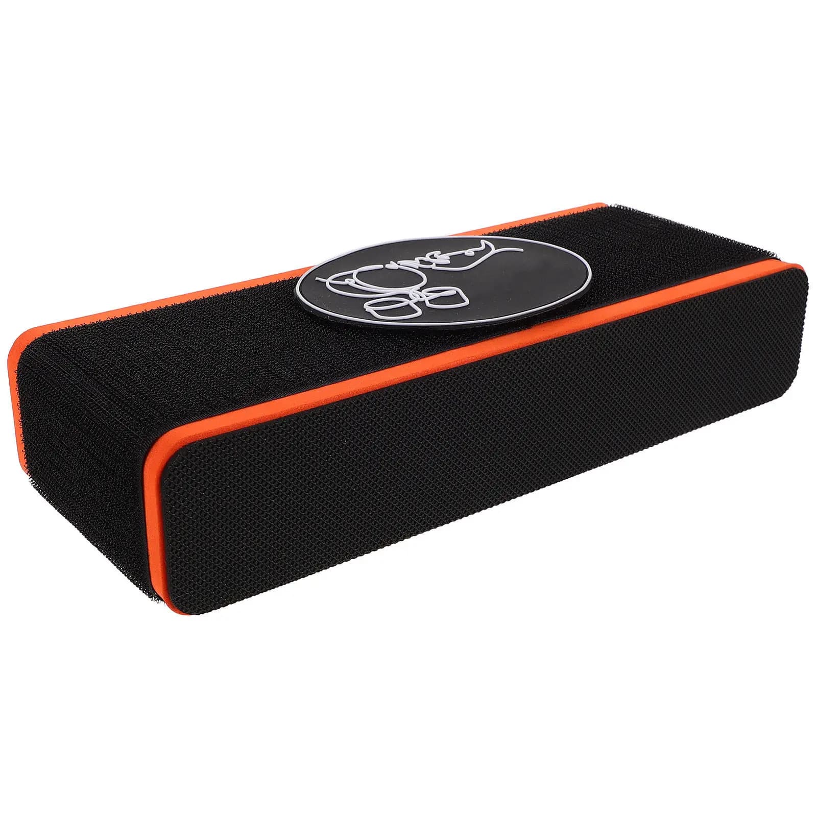Drum Anti-slip Pad Bass Aid Stopper Kick Device Stabilizer Support Block Accessories Orange