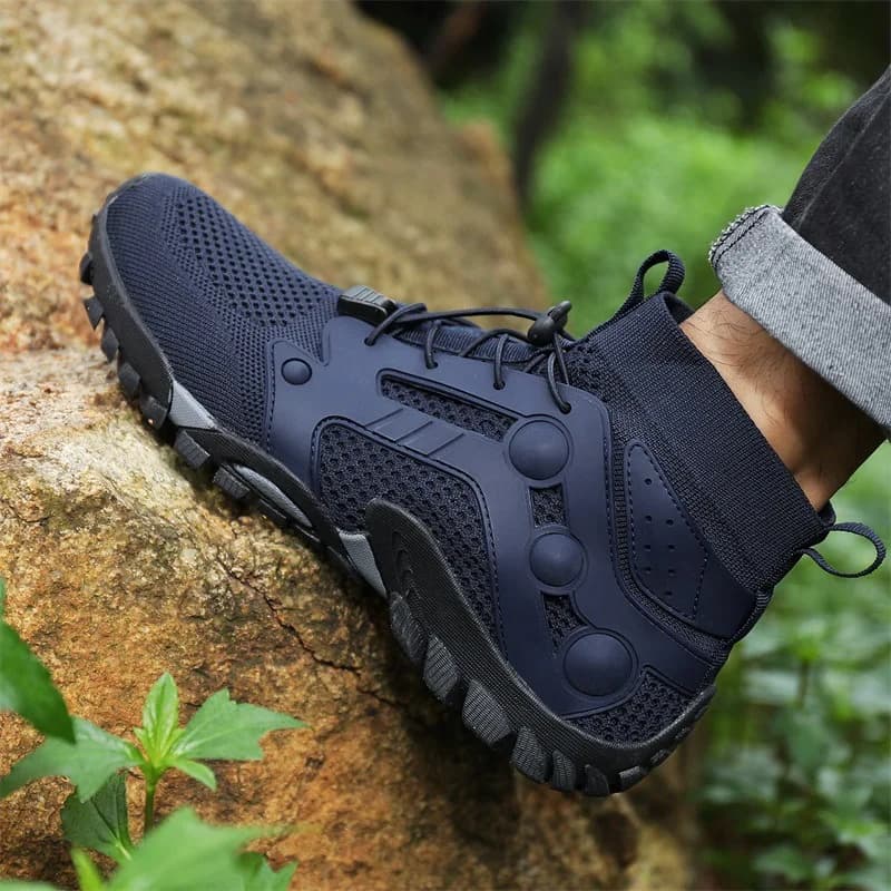 Scarpe da trekking per uomo e donna di grandi dimensioni, scarpe da corsa fuoristrada traspiranti ad asciugatura rapida, scarpe da trekking per pesca e trampoliere in acqua scarpe trekking scarpe da trekking scarpe uom