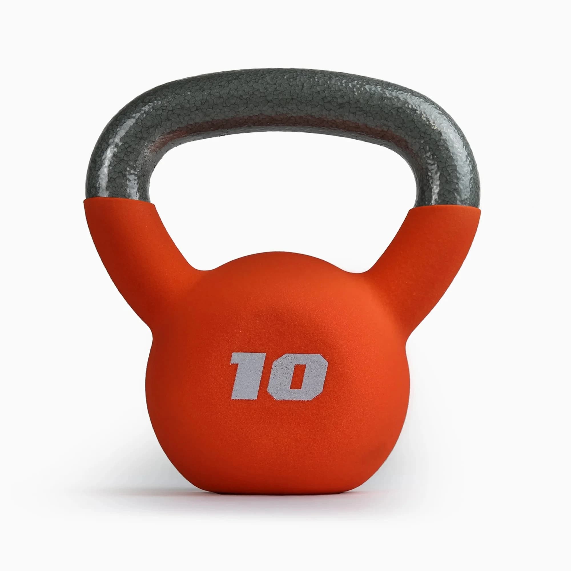 Kettlebell rivestito in neoprene da 10 libbre, arancione