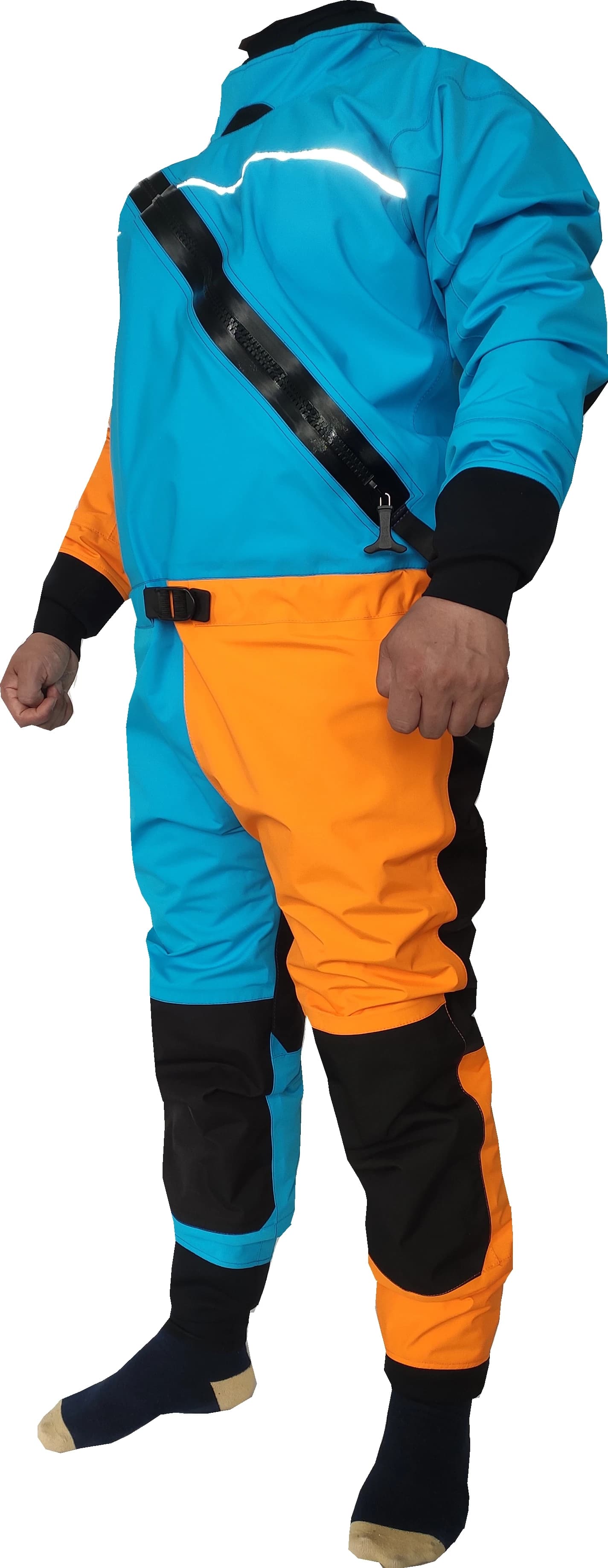 UNISEX Kayak Drysuit Uomo Tuta asciutta Surf Paddling Nuoto Impermeabile Traspirante