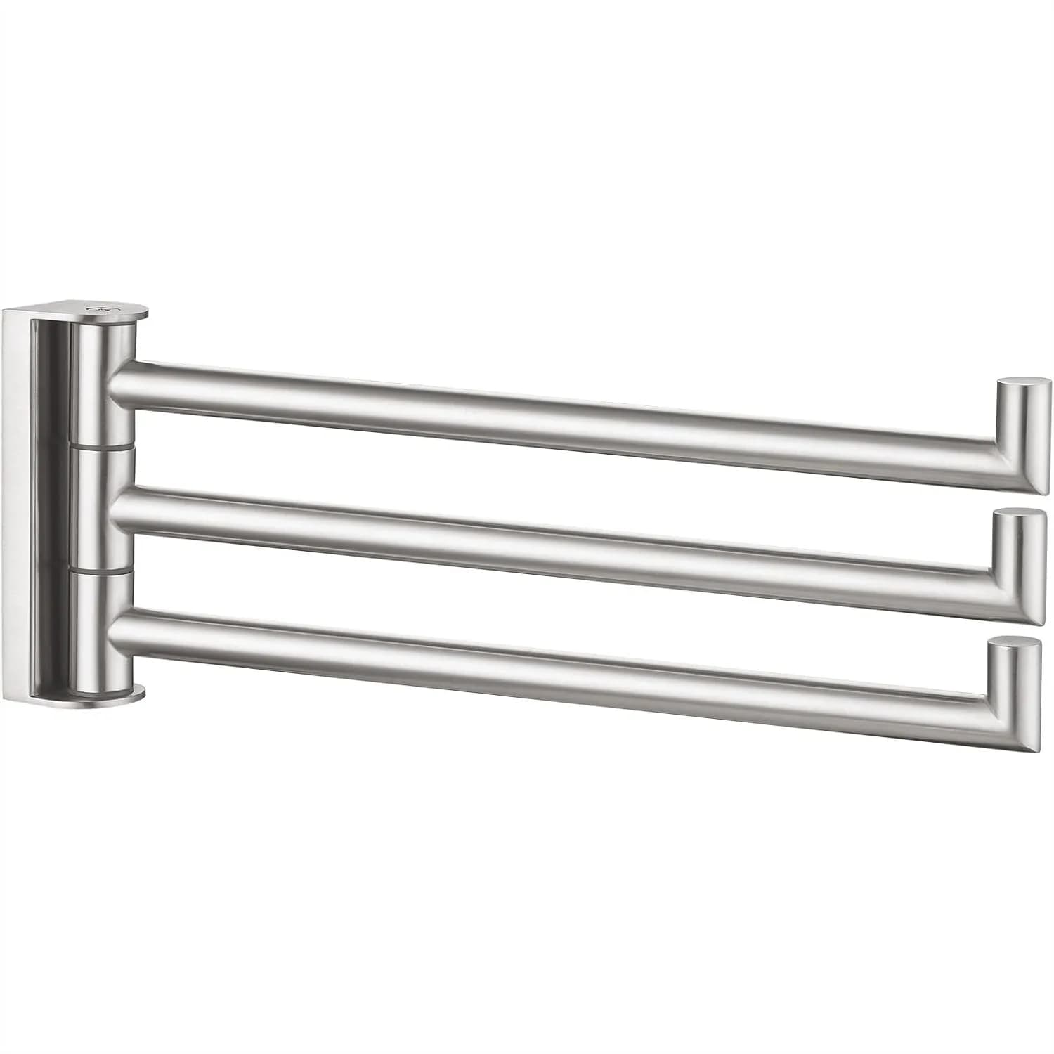 Portasciugamani a 3 barre in nichel spazzolato, supporto da parete per bagno in acciaio inossidabile 304 - Resistente ed elegante