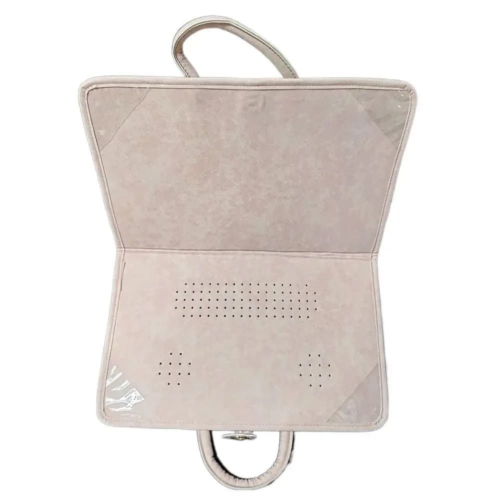 Borsa per Laptop Rosa in PU con Manico, Custodia Protettiva Traspirante alla Moda per Computer, Ideale per Viaggi