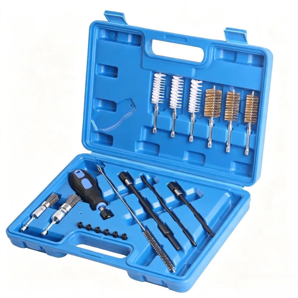 Carburetor, Throttle Body Cleaning Brush Set, Nylon Wire Brush, Car, Motorcycle Engine Maintenance Decarbonizer
