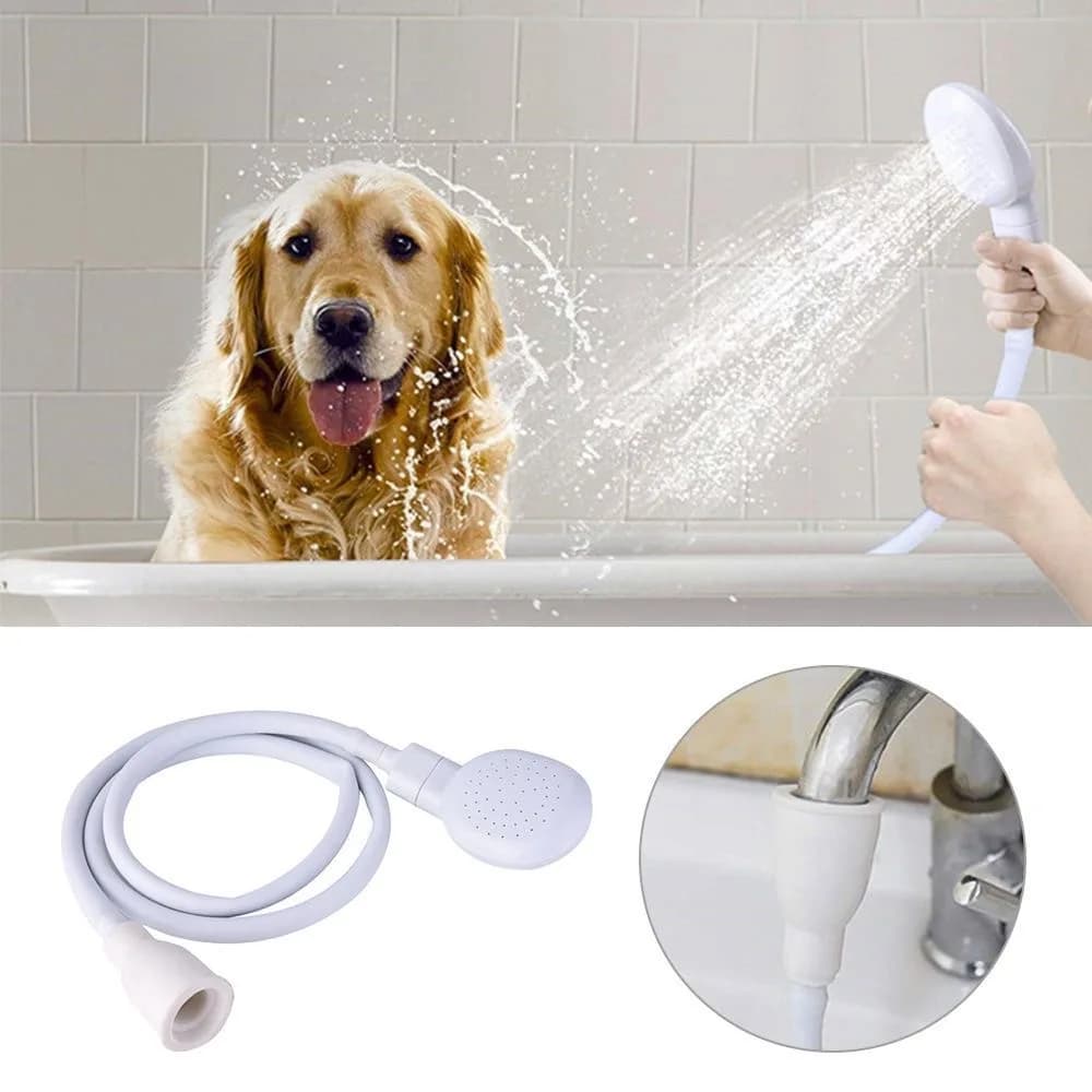 Forniture per animali domestici Doccia semplice Shampoo Bagno Bagno Forniture per il bagno per cani e gatti Spray per il bagno per cani Forniture di bellezza