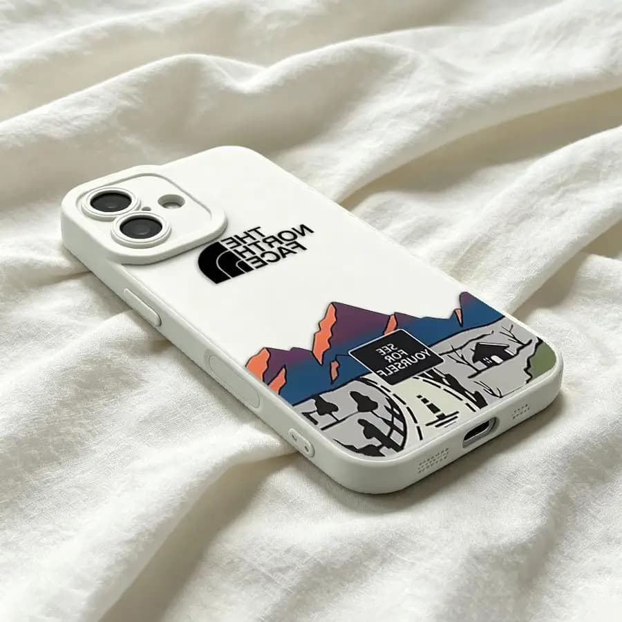 Case for Apple iPhone 17 Pro Max 13 11 12 Plus 14 Air 16 15 Pro TPU Phone Cover Snow Mountain Highway North