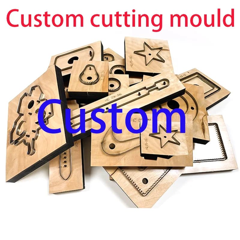 Custom Die Casting Knife Print Acrylic Prints Wood Mold Laser Cutting Blades Hand Punching Tools C-J Leather Paper