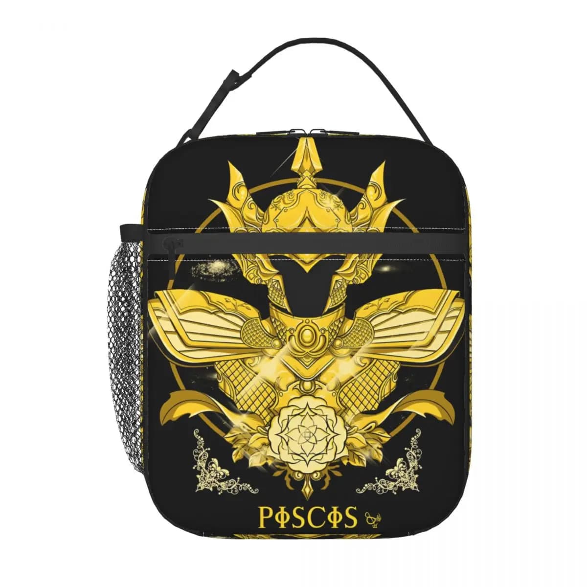 Borsa Termica Personalizzata Saint Seiya Anime per Donne, Contenitore Termico per Pranzo, Borsa Portatile per Campeggio e Viaggi