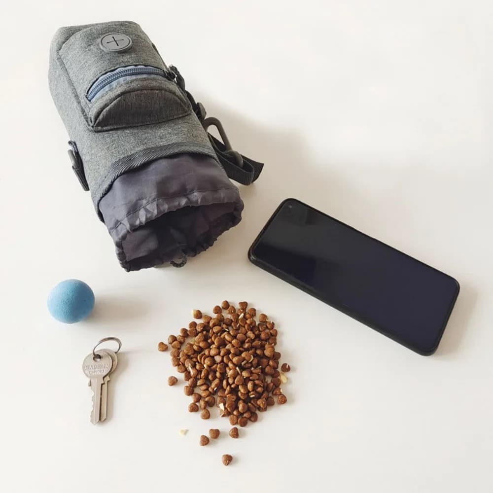 Marsupio per Addestramento Cani, Borsa Porta Snack per Passeggiate all'Aperto, Sacchetto per Premi e Cibo per Cani