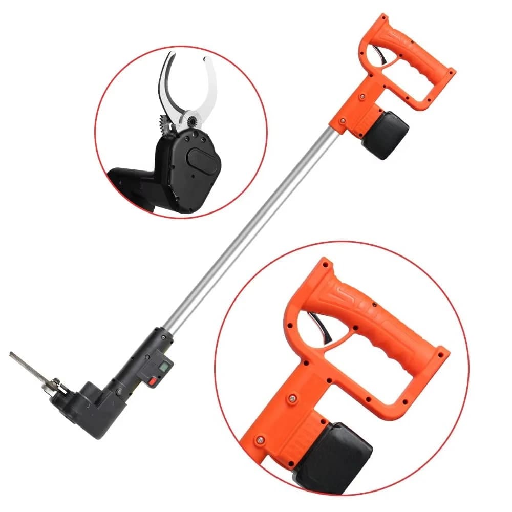 LCD display 25V 2 batteries Electric shears pruning shears Electric pruning shears for garden rechargeable sugar cane