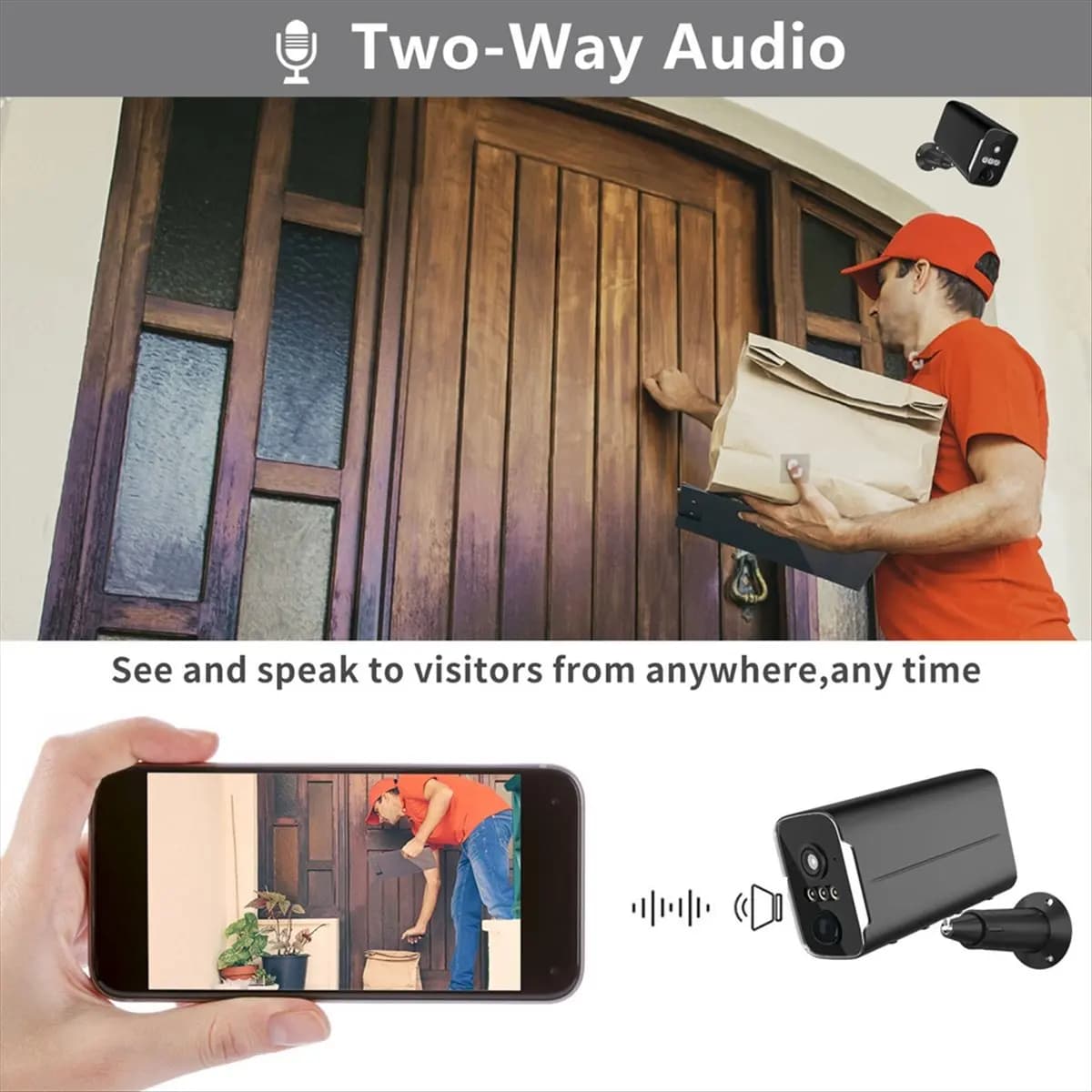 4G SIM Battery Powered Security Spotlight Camera 4MP Floodlight Camera PIR Detection Outdoor Wireless CCTV Camera