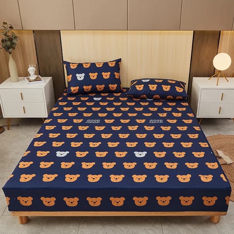 Coprimaterasso impermeabile con cerniera Letto a sei lati Rivestimento per materasso a prova di insetti Lenzuolo con angoli di dimensioni personalizzate Copriletto carino