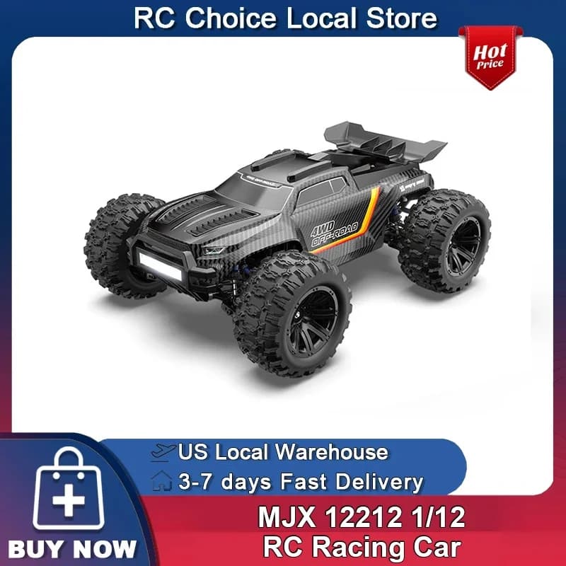 MJX Hyper Go 12212 1/12 Brushless RC Car 4WD 58KM/H Ad Alta Velocità Off-Road Monster Truck 2.4G Auto Telecomandata Giocattoli Come Regalo