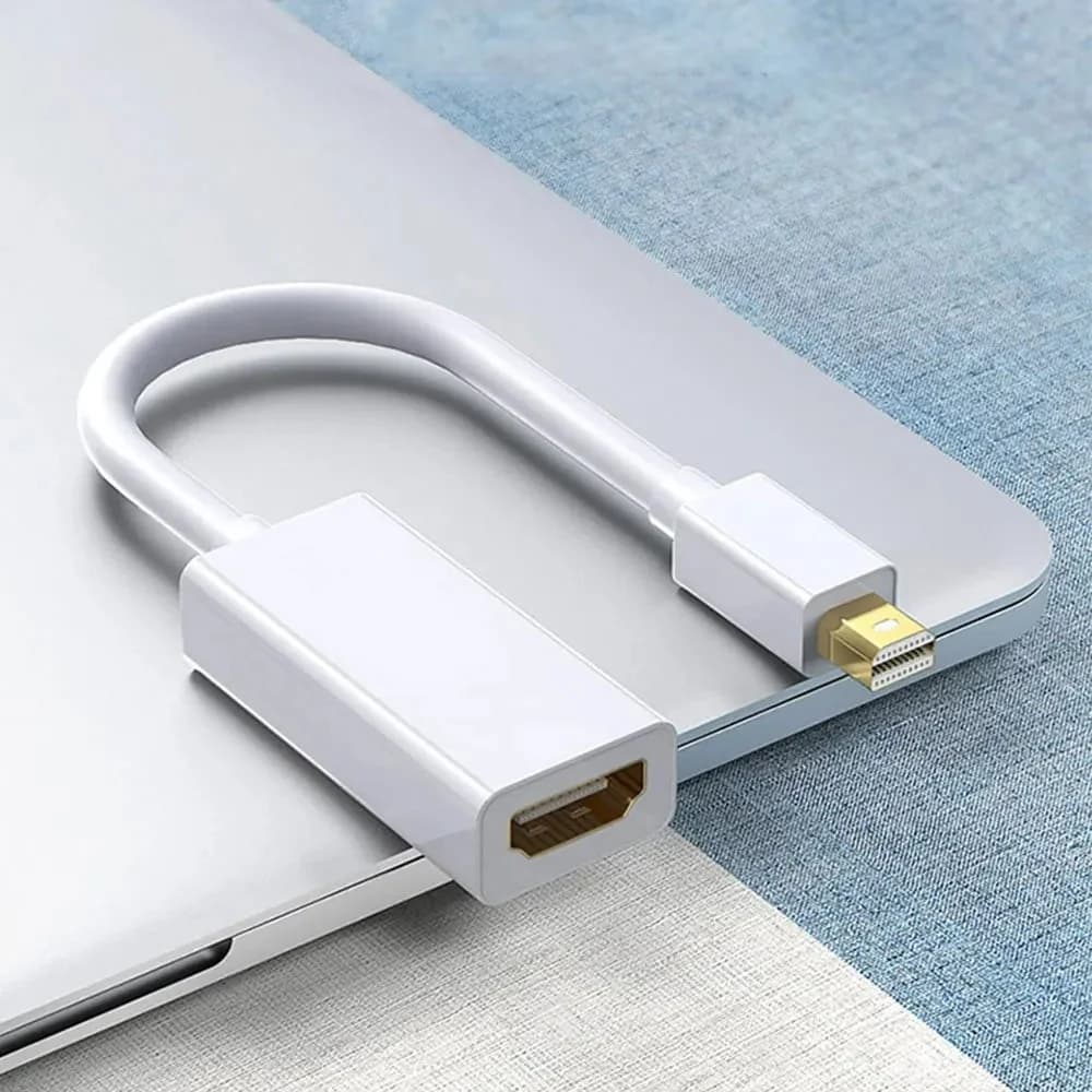 Adattatore Mini DP a HDMI 4K/1080P, Cavo Convertitore Mini DisplayPort a HDMI 4K UHD per MacBook Air, Laptop, PC, Monitor, Proiettore