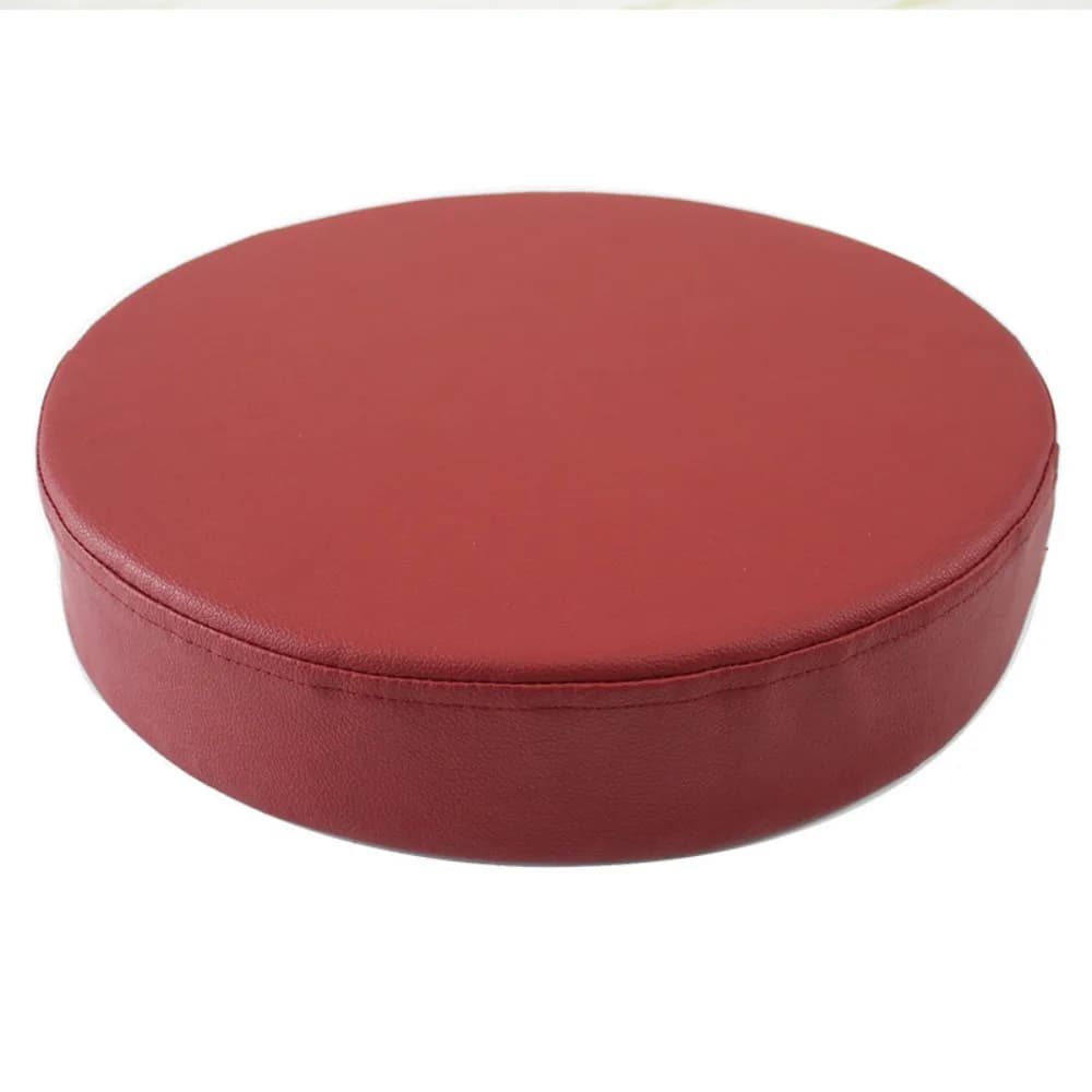 Practical Japanese Style Leather Round Cushion Thicken Soft Upholstered Cushion Meditation Waterproof Sponge Cushion Reading