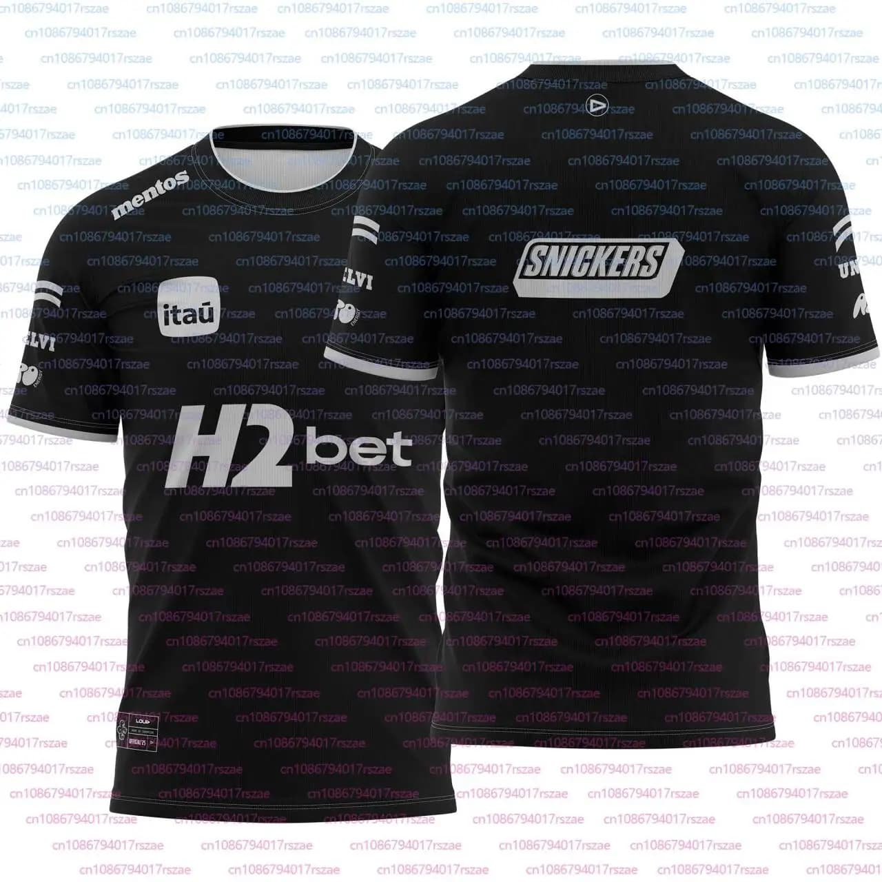 Jersey Black Hydra 2025 New Arrival Fashion CBLOL Team Uniform Clothing Mens Esports Club T-shirts Fans Custom ID Tops Tees