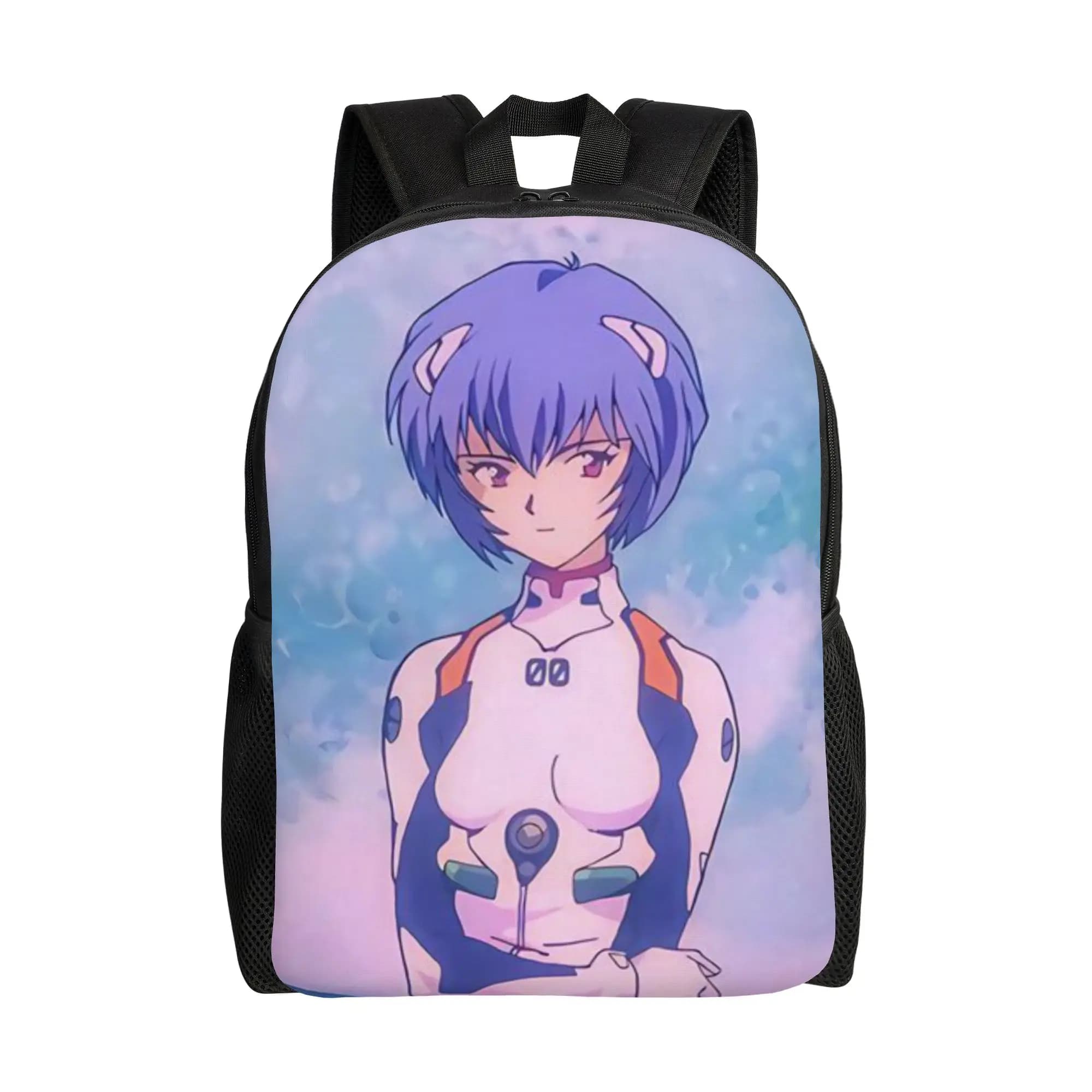 Back to school season Versatile Rei Ayanami (8) Storage Bag EVA High School Students Backpack