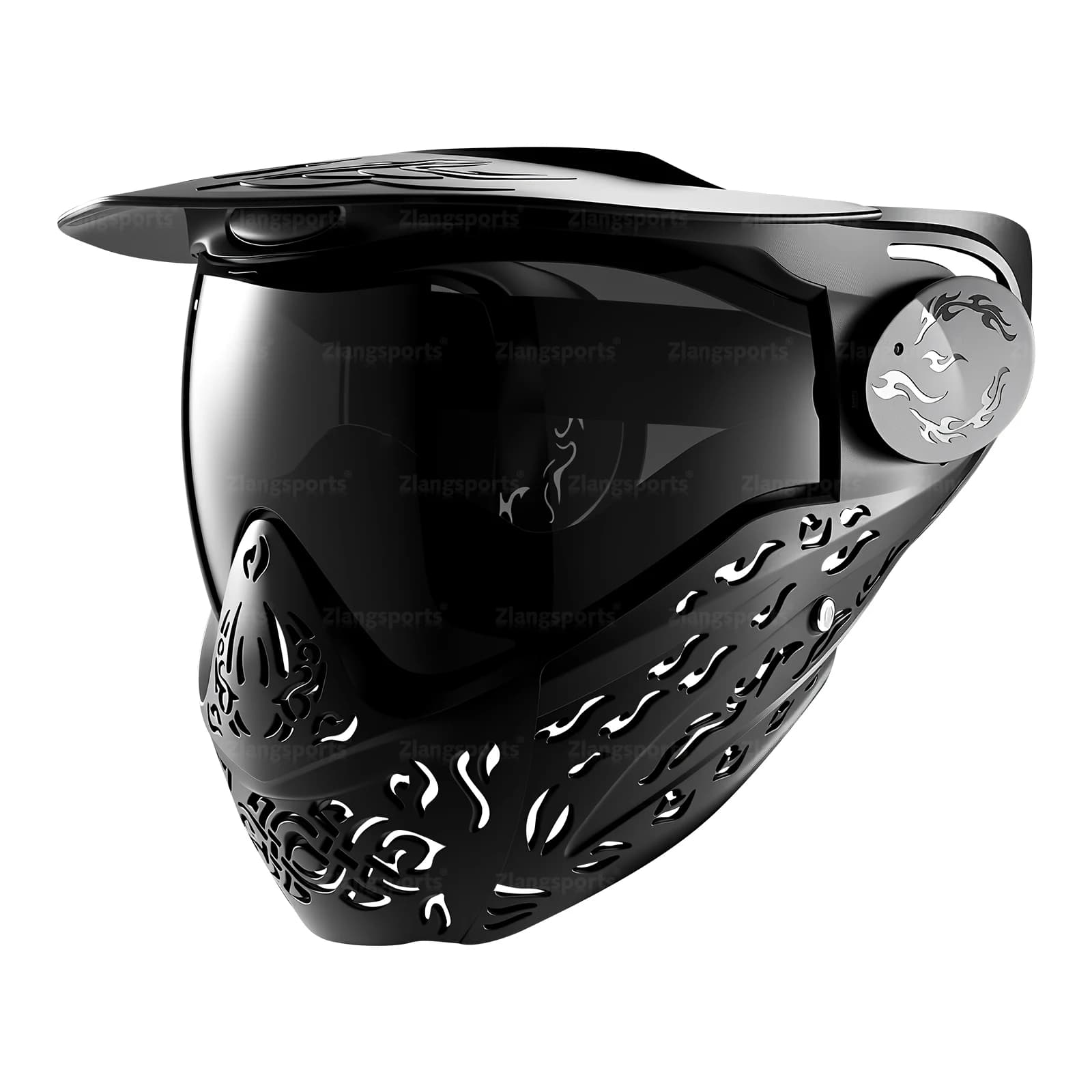 Tactical Paintball Full Face Detachable Dual-Lens Mask Outdoor Hunting Helmet Protective Mask