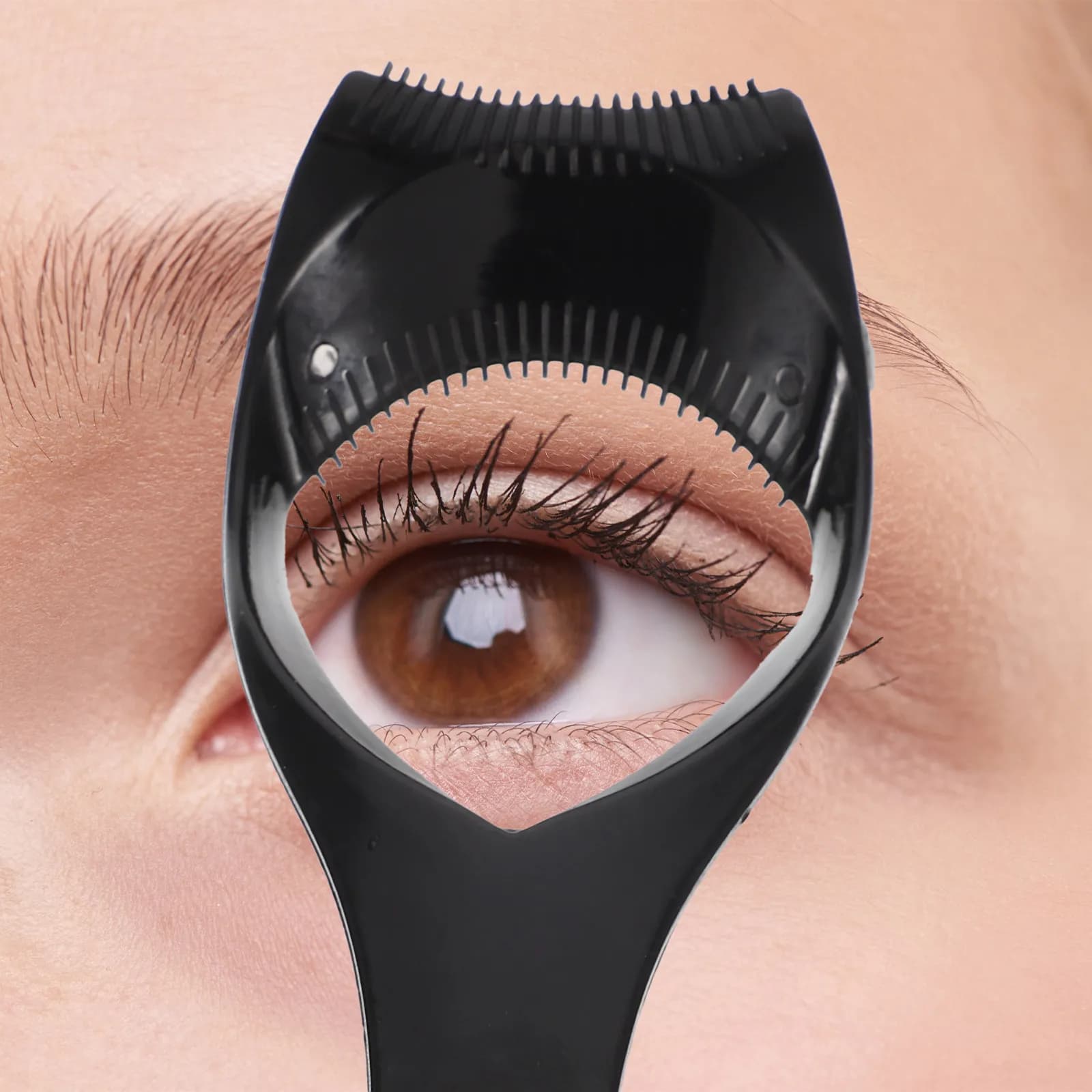 Kit Applicatore Mascara e Eyeliner 20 Pezzi, Strumento per Trucco Occhi, Ciglia Lunghe e Folte, Gadget Portatile per Principianti